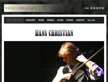 Tablet Screenshot of hanschristianmusic.com